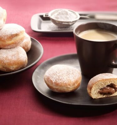 mini beignets de chocolate desayunos para oficinas de La Grosella