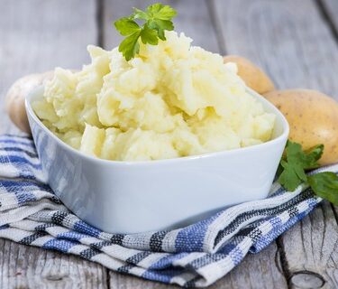 Patatas machacadas de La Grosella