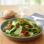 Comida a domicilio - Ensalada verde con rúcula y parmesano