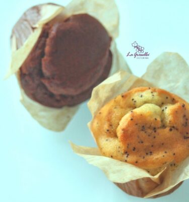 Muffins de limón con amapola apto para celiacos de La Grosella