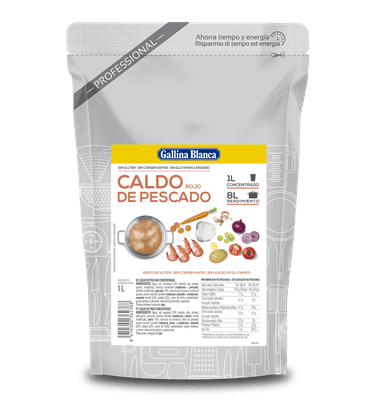 Caldo de pescado Gallina Blanca