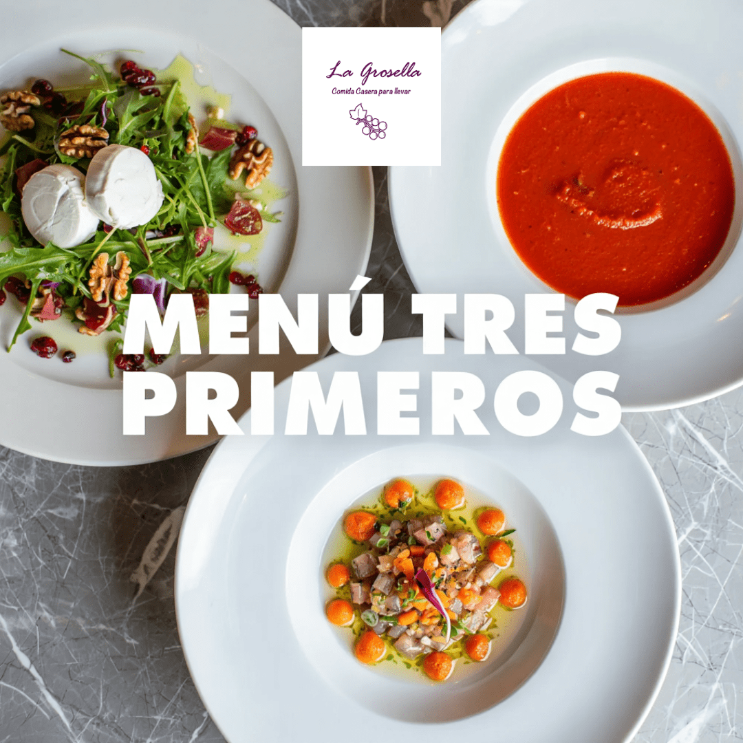 Menú Tres Primeros