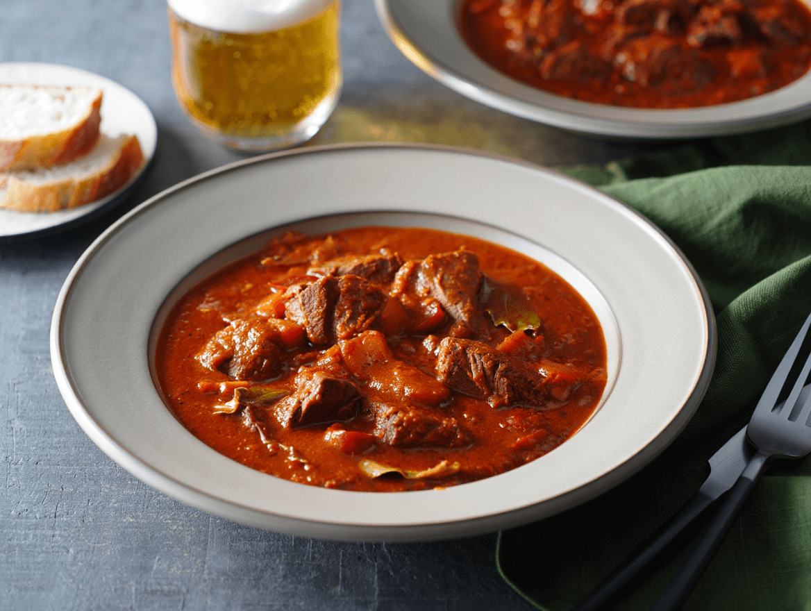 Goulash austriaco de ternera de La Grosella