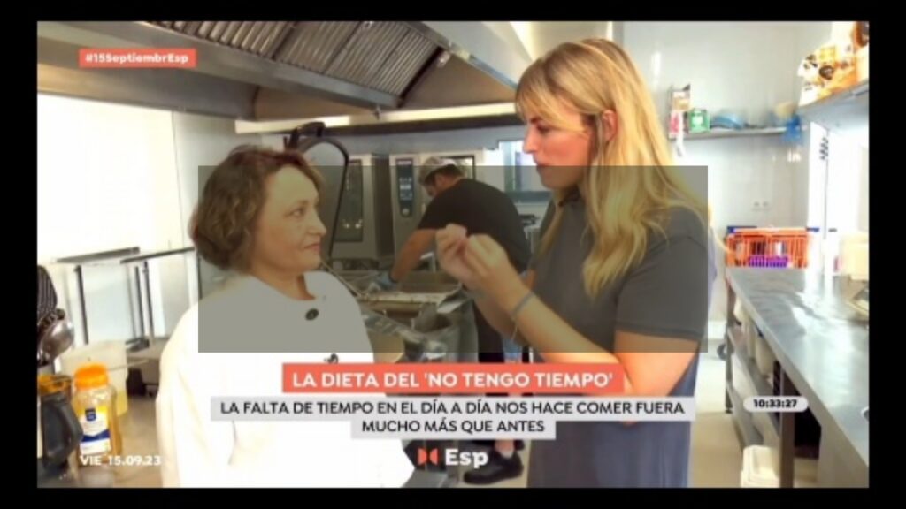 Reportaje en Espejo Público