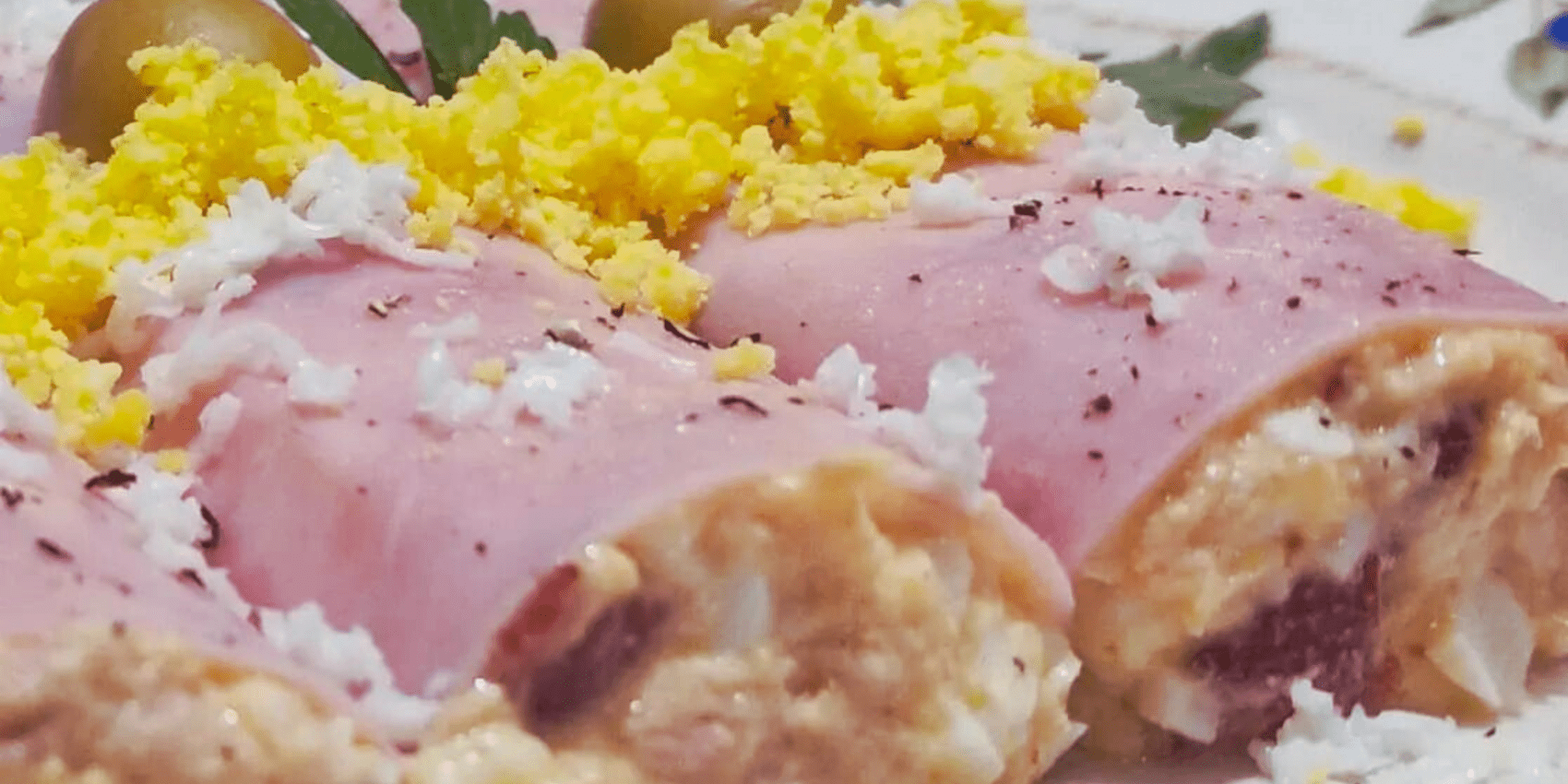 Canelones de jamón york