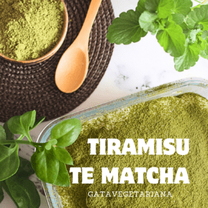 Tiramisú de té matcha